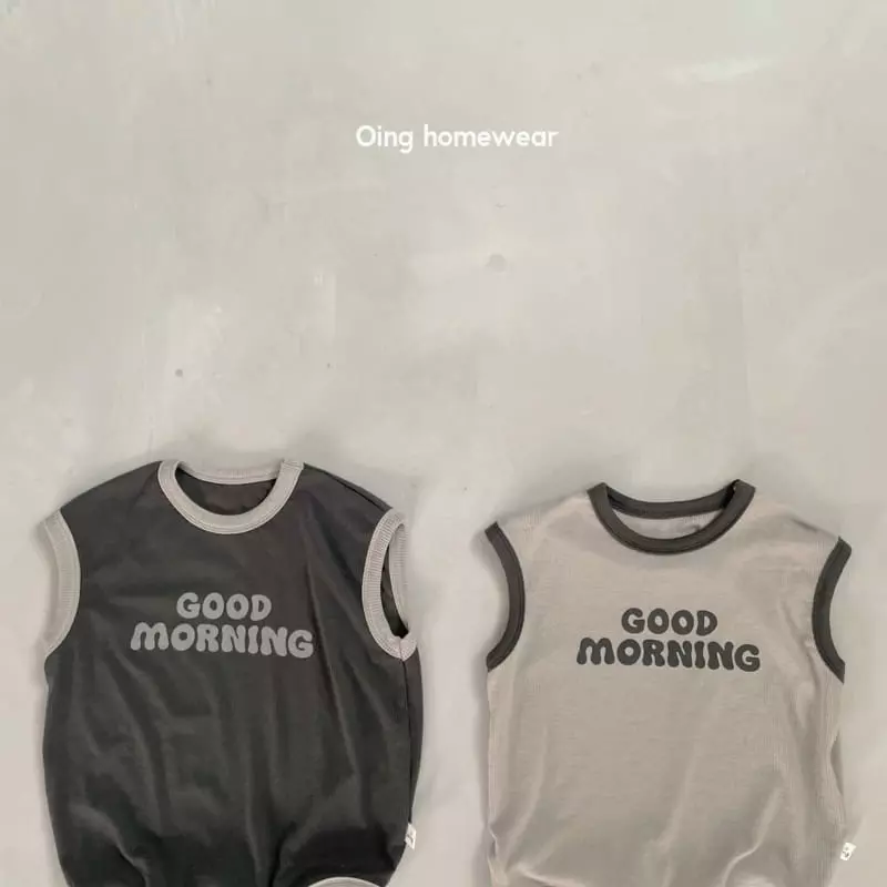 Oing - Korean Children Fashion - #kidzfashiontrend - Beeb Good Moring Bodysuit - 11