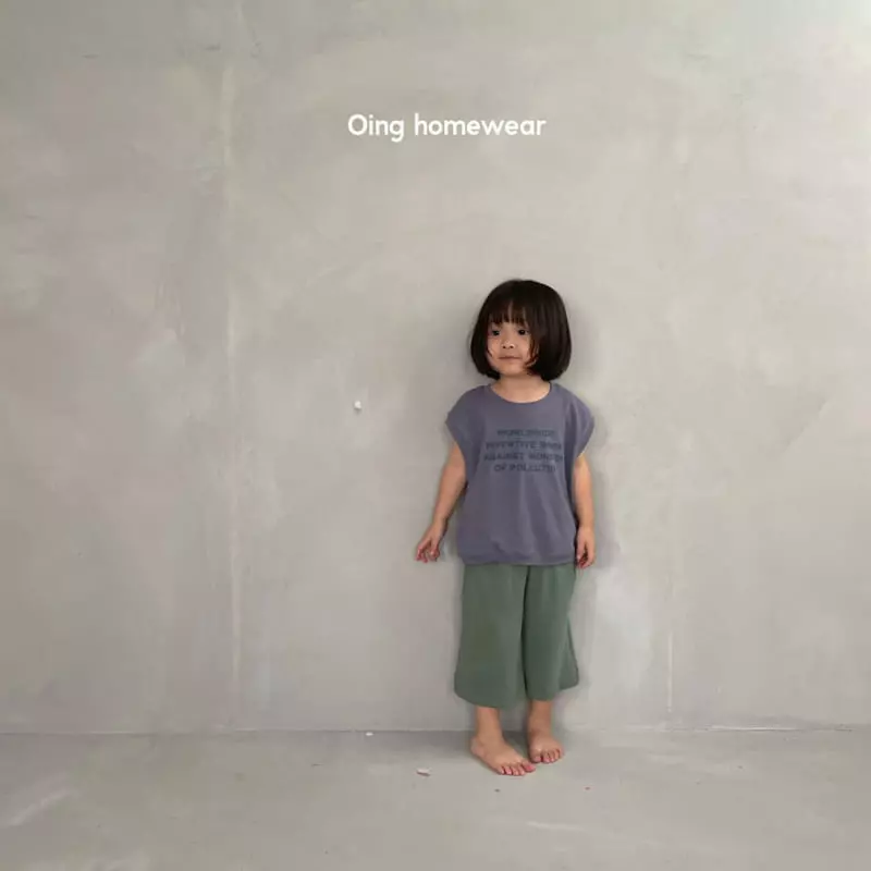 Oing - Korean Children Fashion - #kidzfashiontrend - Wide Sleeveless Tee
