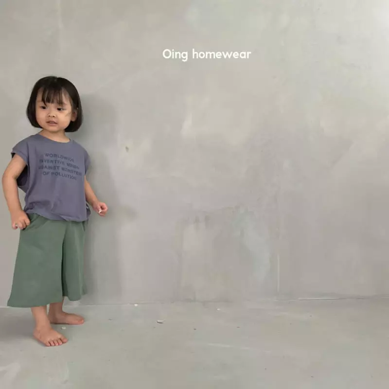 Oing - Korean Children Fashion - #littlefashionista - Wide Sleeveless Tee - 3