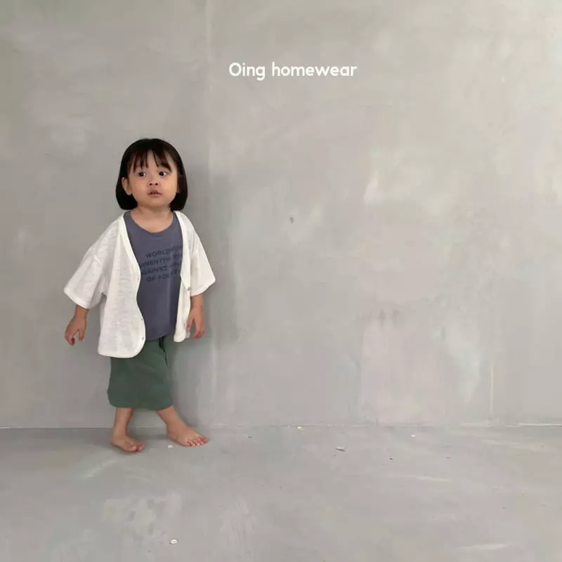 Oing - Korean Children Fashion - #minifashionista - Short Sleeves Cardigan - 12