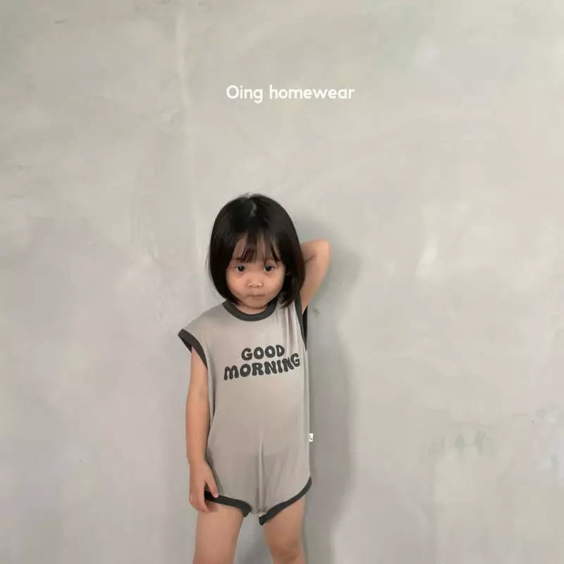 Oing - Korean Children Fashion - #todddlerfashion - Beeb Good Moring Bodysuit