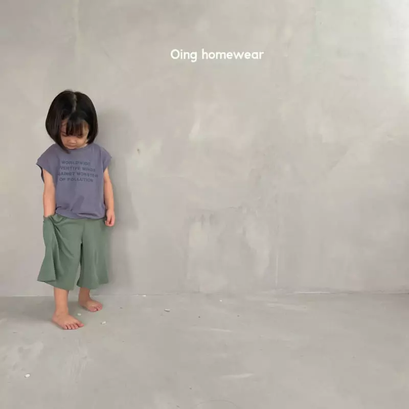 Oing - Korean Children Fashion - #todddlerfashion - Wide Sleeveless Tee - 7
