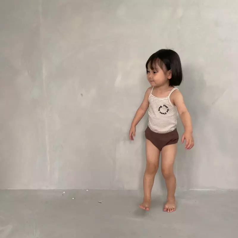 Oing - Korean Children Fashion - #toddlerclothing - Ggomi Sleeveless Easywear - 3
