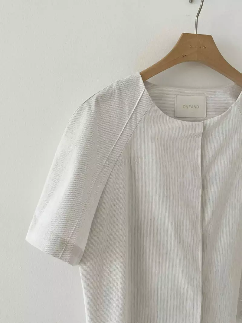 Oneand - Korean Women Fashion - #momslook - Wavy Blouse