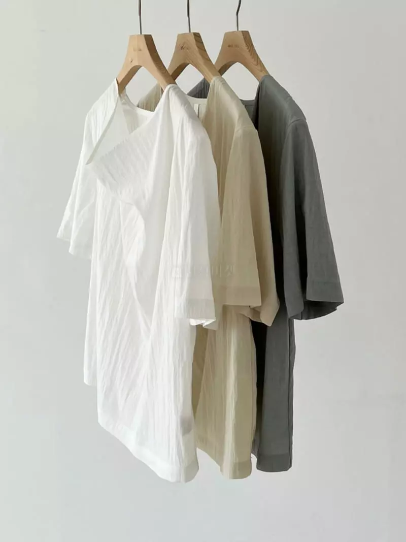 Oneand - Korean Women Fashion - #shopsmall - Drap Blouse - 2