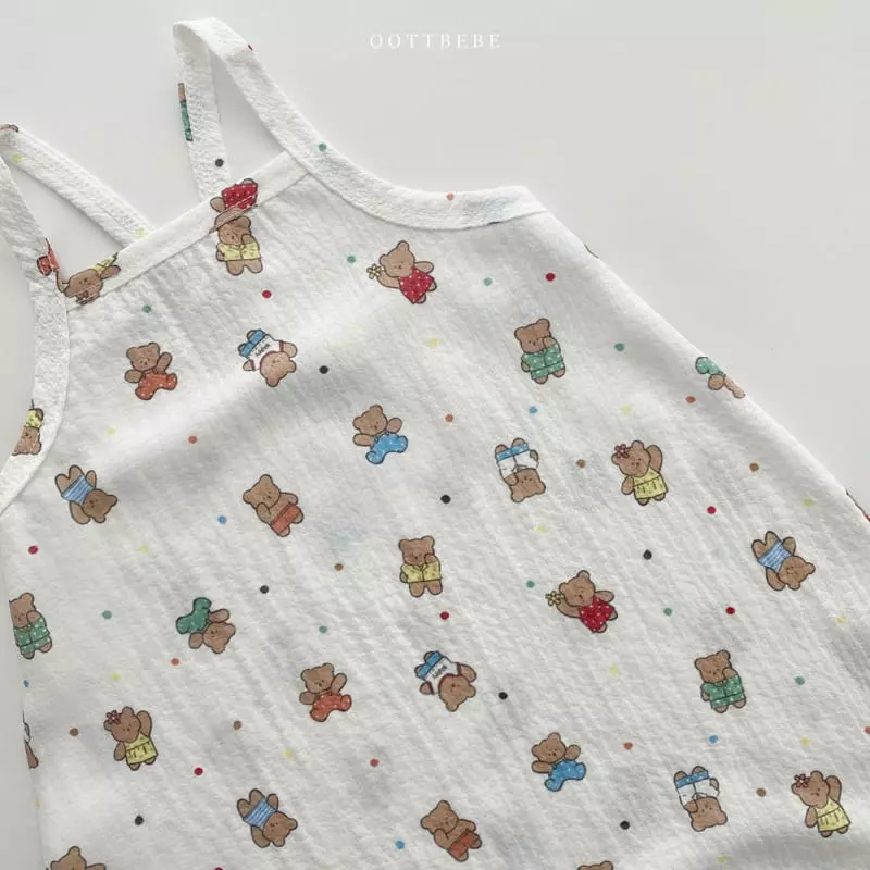 Oott Bebe - Korean Baby Fashion - #babyboutique - Friends Yoru Bodysuit - 3