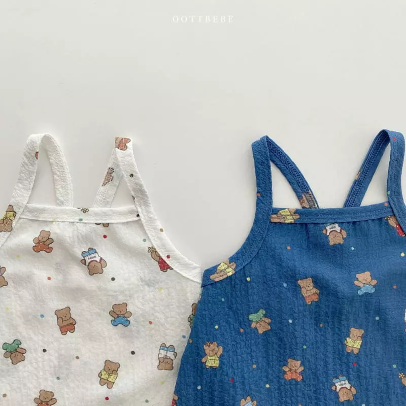 Oott Bebe - Korean Baby Fashion - #babyboutiqueclothing - Friends Yoru Bodysuit - 5
