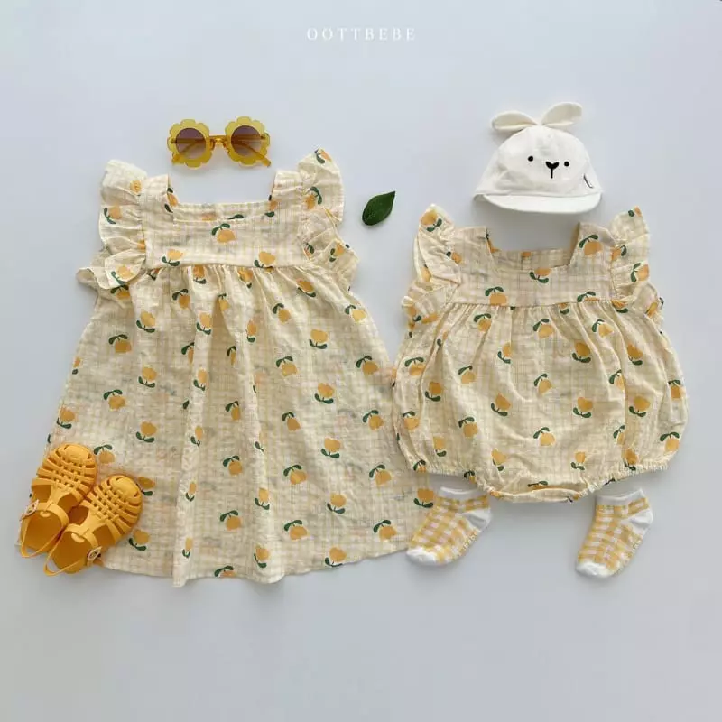 Oott Bebe - Korean Baby Fashion - #babyclothing - Tulip Bodysuit - 9