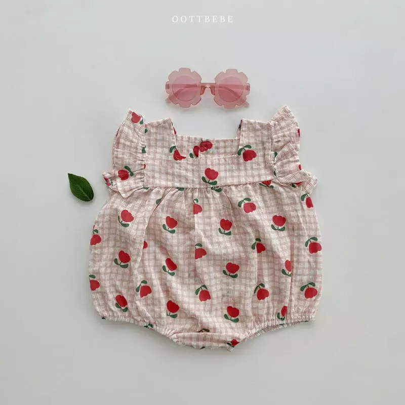 Oott Bebe - Korean Baby Fashion - #babyoutfit - Tulip Bodysuit - 2
