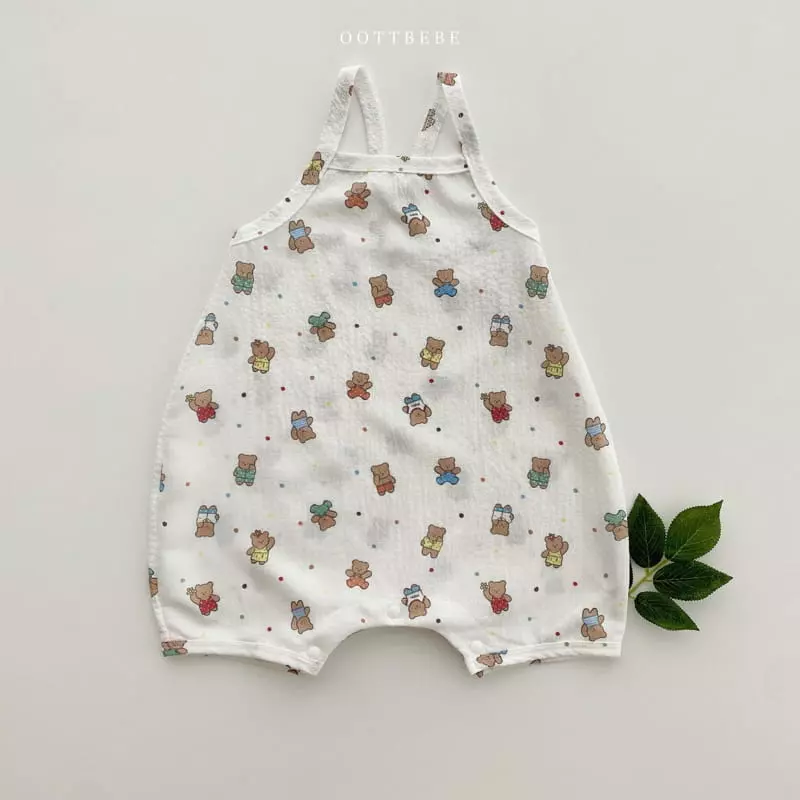 Oott Bebe - Korean Baby Fashion - #onlinebabyboutique - Friends Yoru Bodysuit