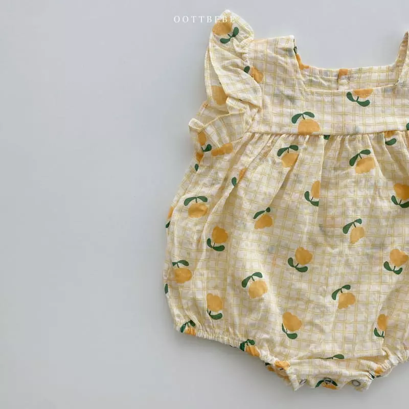 Oott Bebe - Korean Baby Fashion - #onlinebabyshop - Tulip Bodysuit - 5