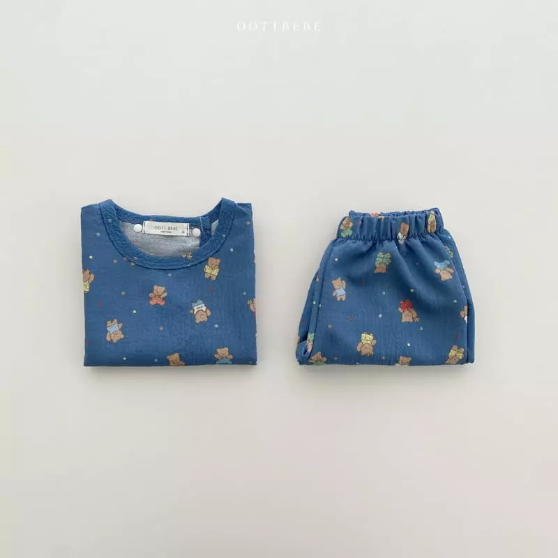 Oott Bebe - Korean Children Fashion - #childofig - Friends Yoru Top Bottom Set - 4