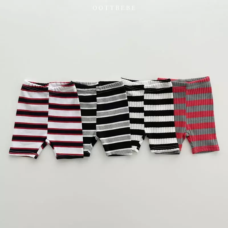 Oott Bebe - Korean Children Fashion - #childrensboutique - Rib String Top Bottom Set - 2