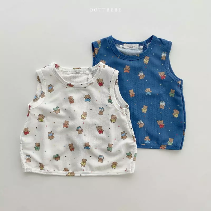 Oott Bebe - Korean Children Fashion - #discoveringself - Friends Yoru Top Bottom Set - 6