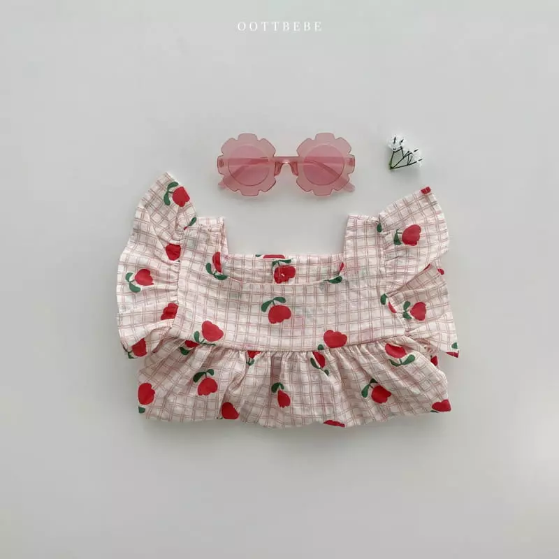 Oott Bebe - Korean Children Fashion - #fashionkids - Tulip Frill One-piece - 12