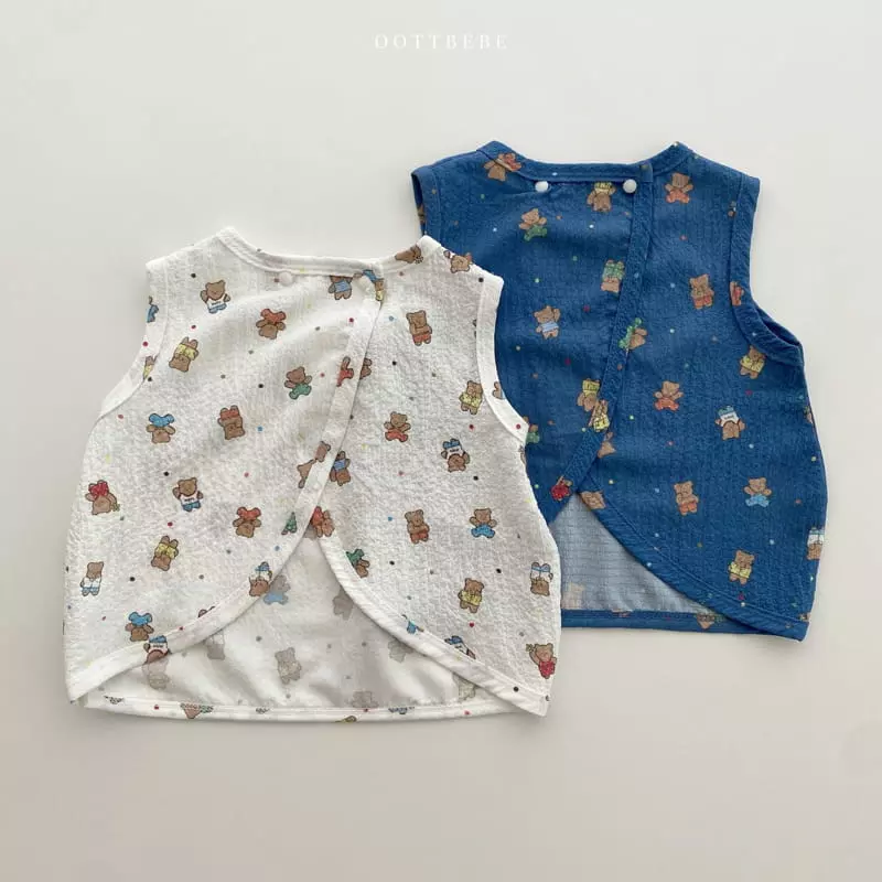 Oott Bebe - Korean Children Fashion - #fashionkids - Friends Yoru Top Bottom Set - 7
