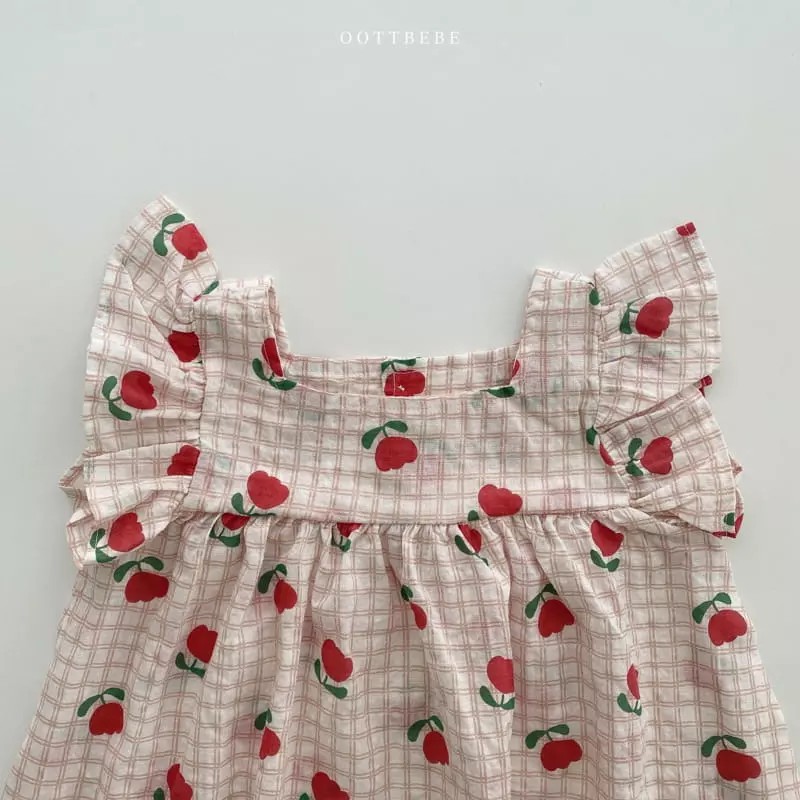 Oott Bebe - Korean Children Fashion - #minifashionista - Tulip Frill One-piece - 5