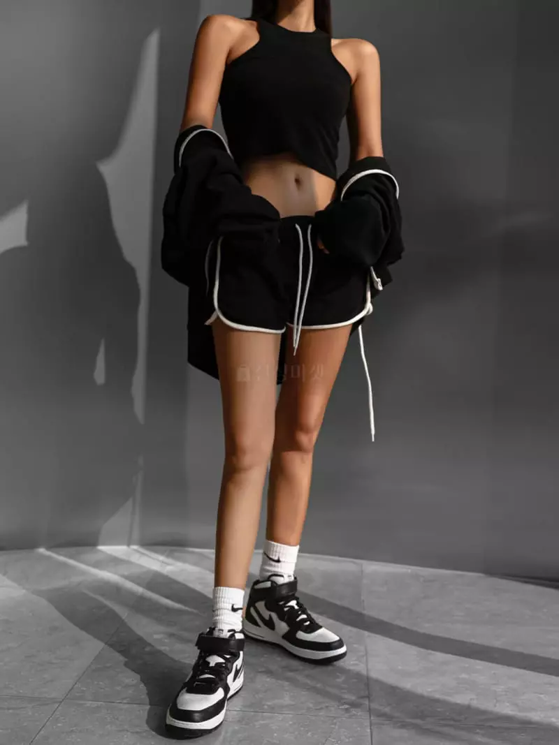 Paper Moon - Korean Women Fashion - #momslook - French Terry Dolphin Shorts