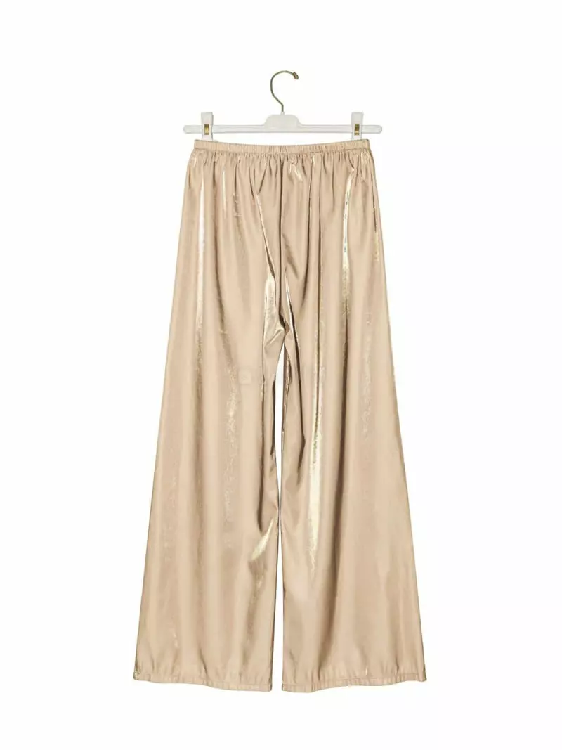Paper Moon - Korean Women Fashion - #womensfashion - Sliky Wide Pants - 4