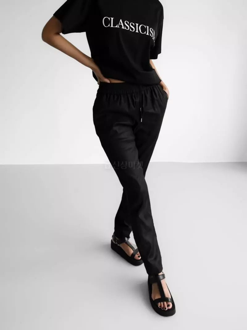 Paper Moon - Korean Women Fashion - #momslook - Linen Banding Pants - 8