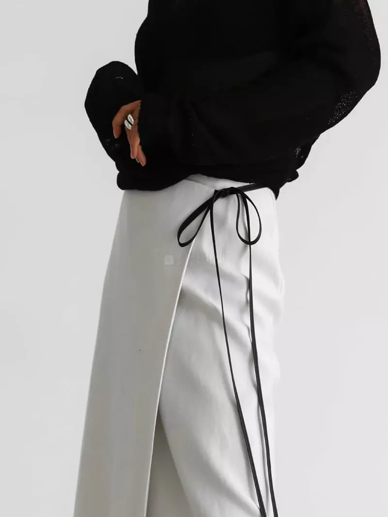 Paper Moon - Korean Women Fashion - #momslook - Wrap Maxy Skirt