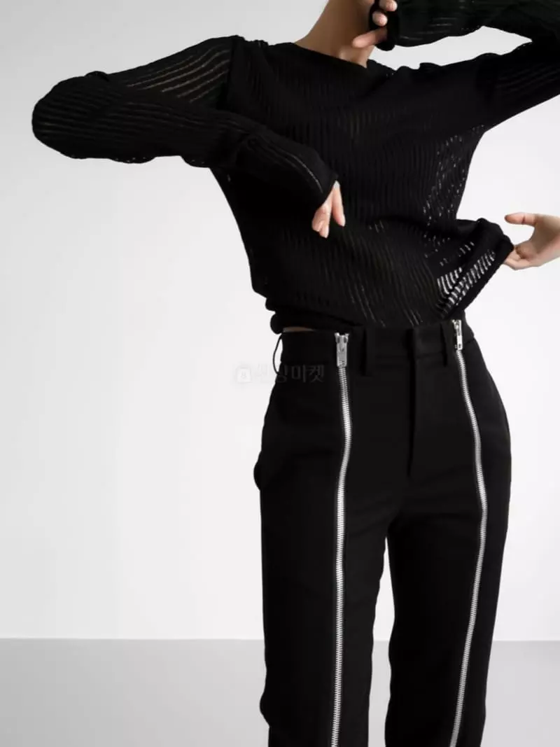 Paper Moon - Korean Women Fashion - #momslook - Luxe Waist Pants - 3