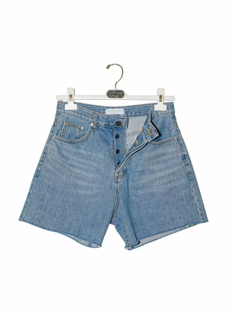 Paper Moon - Korean Women Fashion - #thatsdarling - Cutted Denim Short - 3