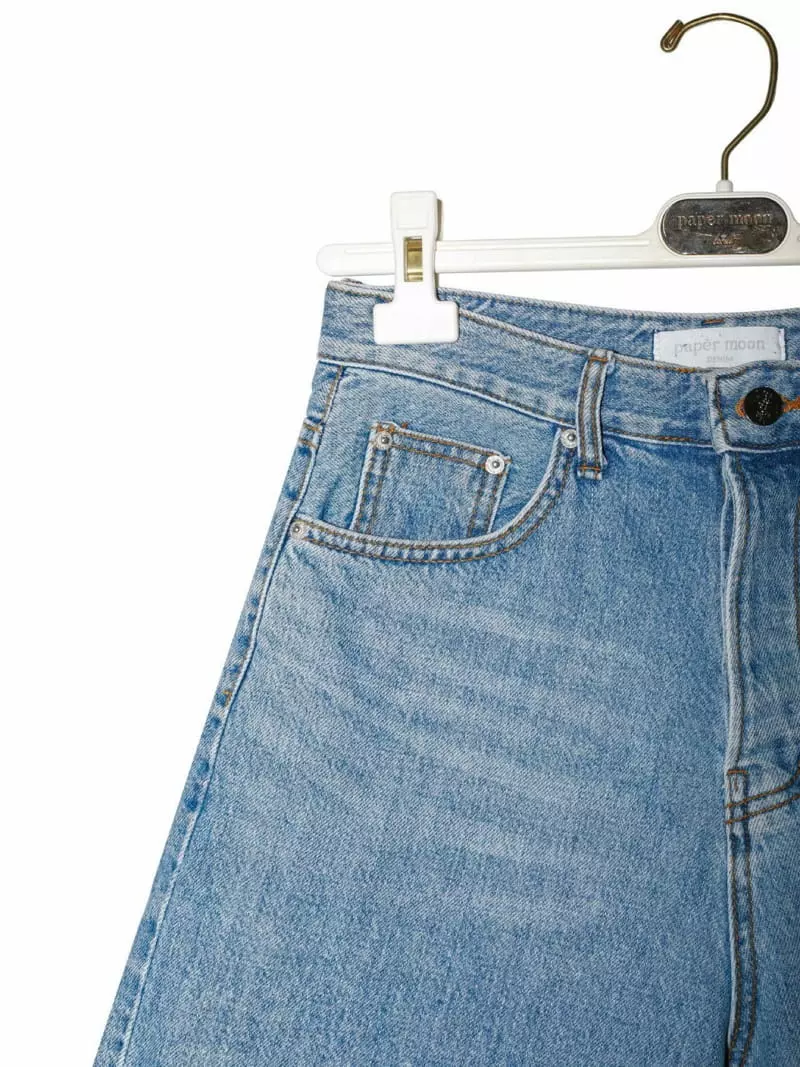 Paper Moon - Korean Women Fashion - #thatsdarling - Cutted Denim Short - 4