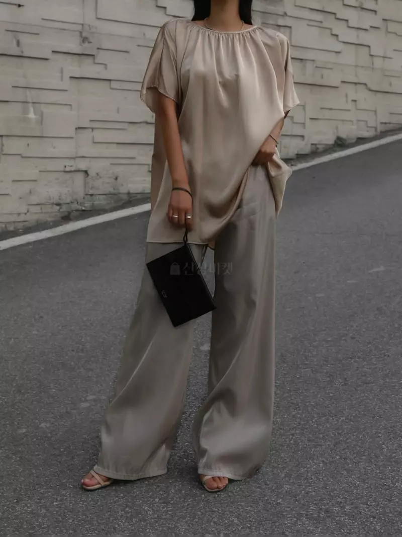 Paper Moon - Korean Women Fashion - #thelittlethings - Sliky Wide Pants
