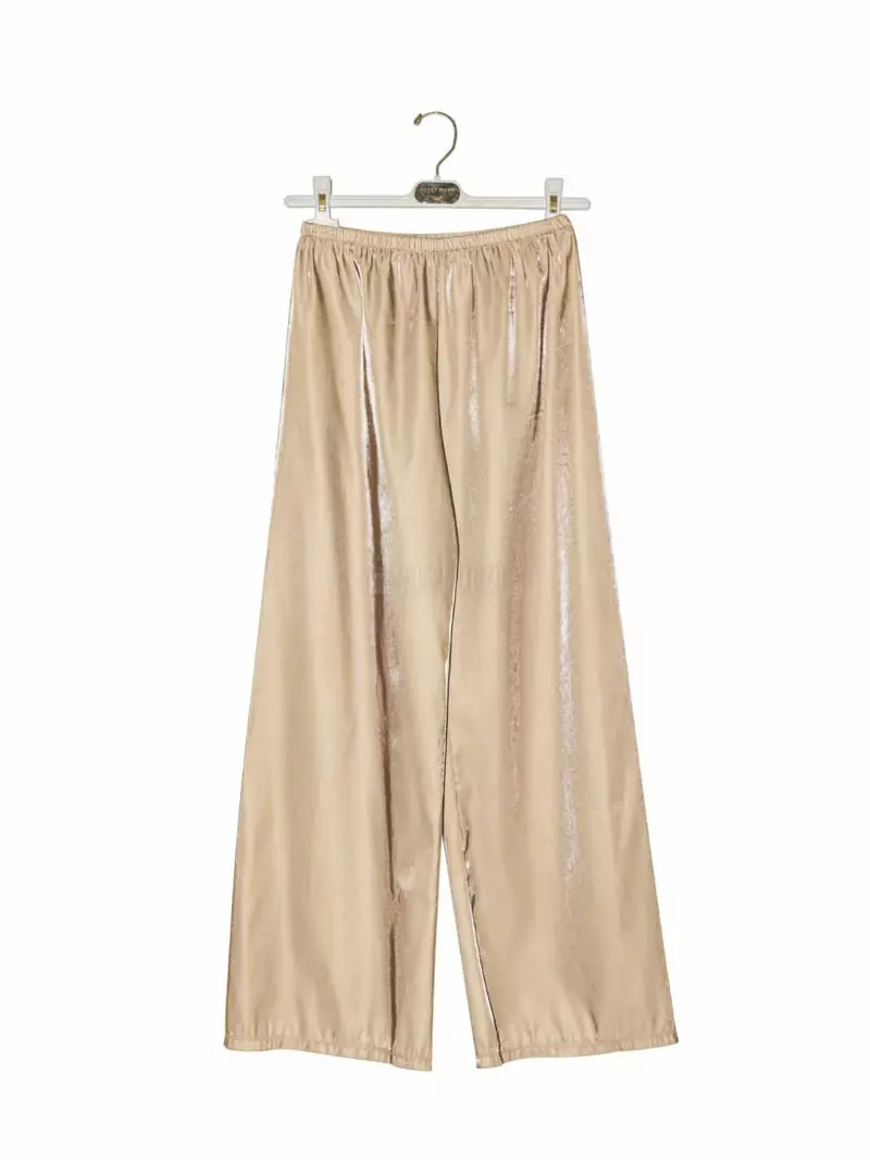 Paper Moon - Korean Women Fashion - #womensfashion - Sliky Wide Pants - 3