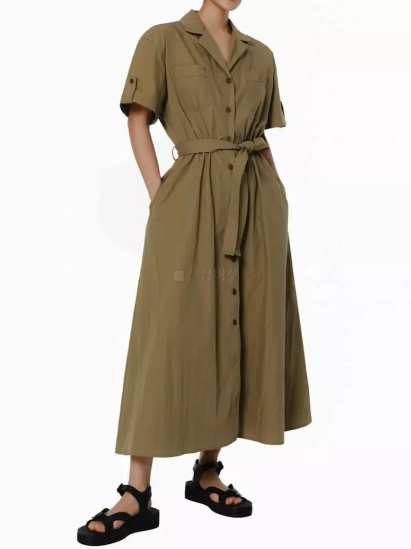 Paper Moon - Korean Women Fashion - #womensfashion - Safari Plare Maxy One-piece