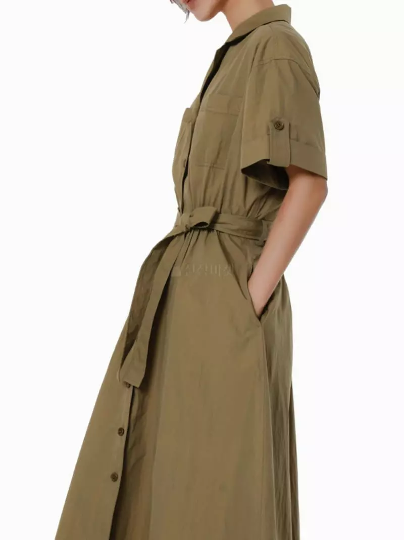 Paper Moon - Korean Women Fashion - #womensfashion - Safari Plare Maxy One-piece - 7