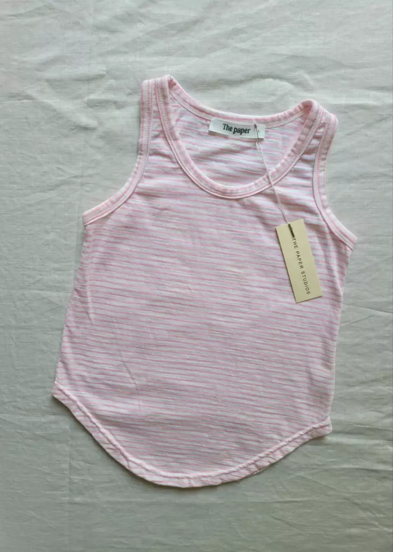 Paper Studios - Korean Children Fashion - #childofig - Stripes Sleeveless - 4