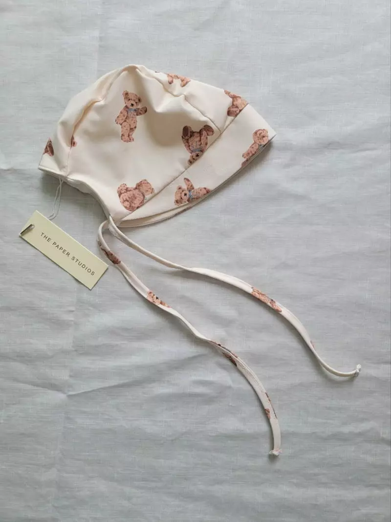 Paper Studios - Korean Children Fashion - #designkidswear - Bear Rashgaurd Top Bottom Set - 5