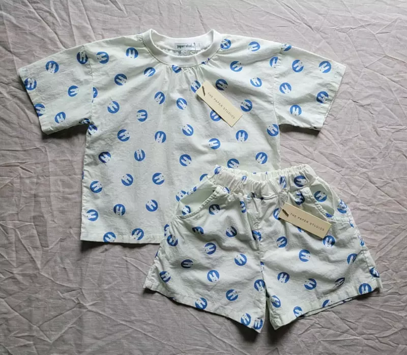 Paper Studios - Korean Children Fashion - #designkidswear - Rabbit Top Bottom Set - 2