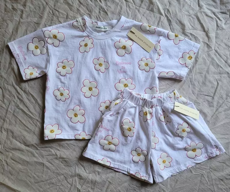 Paper Studios - Korean Children Fashion - #fashionkids - Belif Top Bottom Set - 3