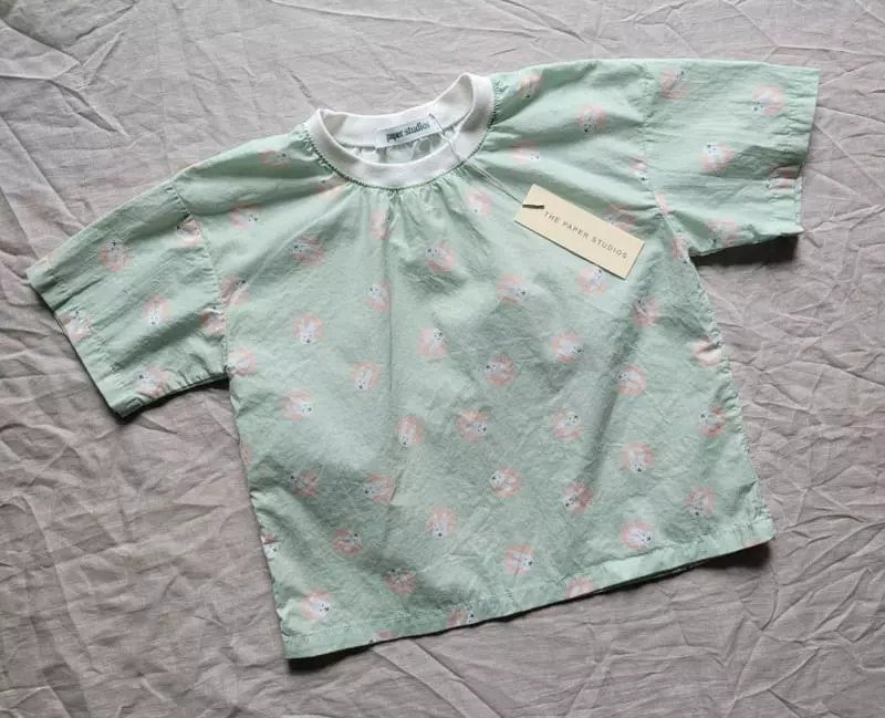 Paper Studios - Korean Children Fashion - #kidsshorts - Rabbit Top Bottom Set - 5
