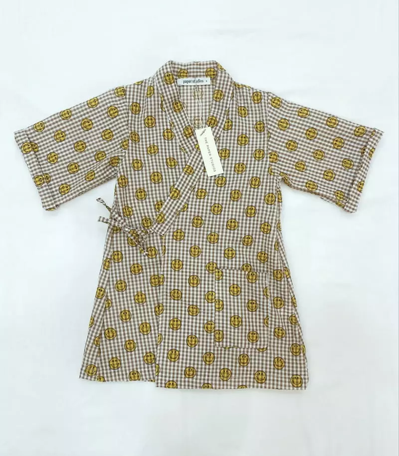 Paper Studios - Korean Children Fashion - #kidsshorts - Smile Robe - 5