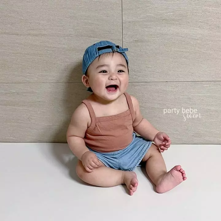 Party Kids - Korean Baby Fashion - #babyfashion - Denim Shorts - 2
