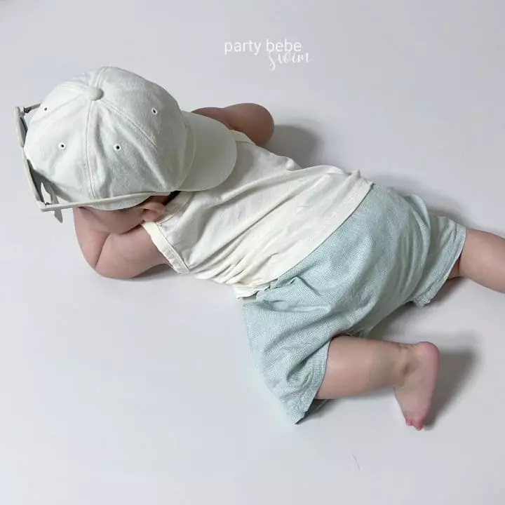 Party Kids - Korean Baby Fashion - #babylifestyle - Yogurt String Sleeveless - 4