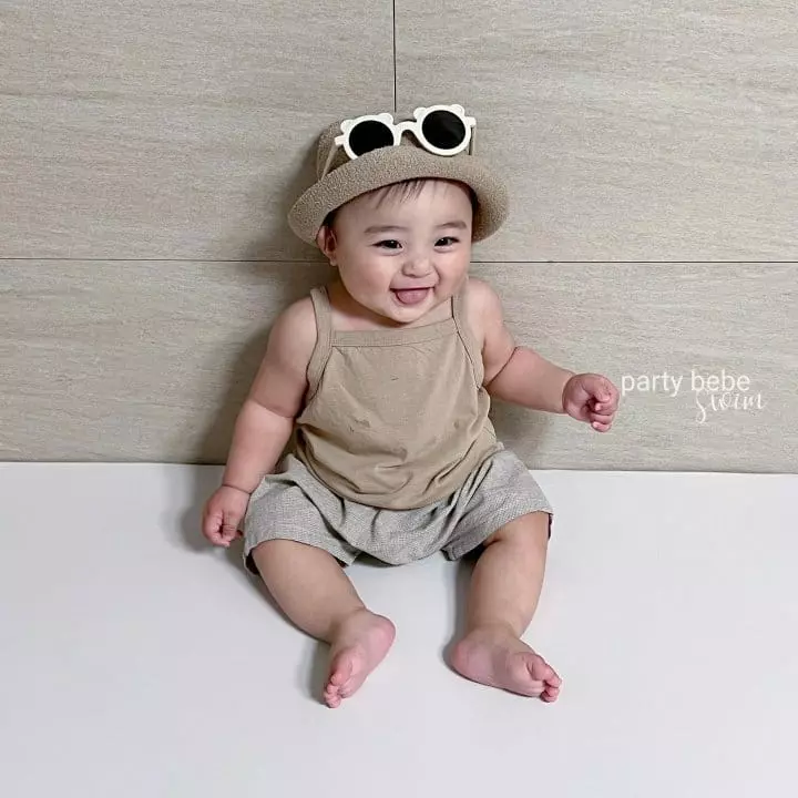 Party Kids - Korean Baby Fashion - #babyootd - Yogurt String Sleeveless - 5