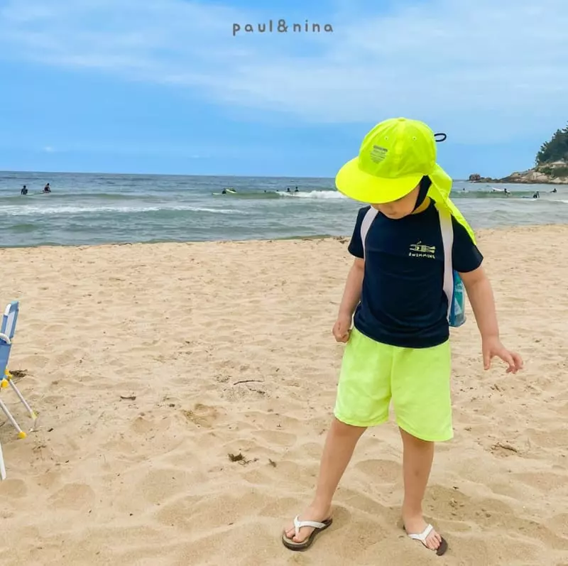 Paul & Nina - Korean Children Fashion - #childofig - Swim Short Sleeves Rashgaurd - 7