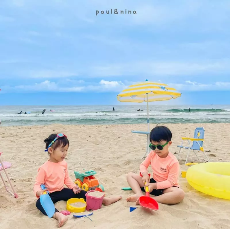Paul & Nina - Korean Children Fashion - #designkidswear - Half Swim Shorts - 8