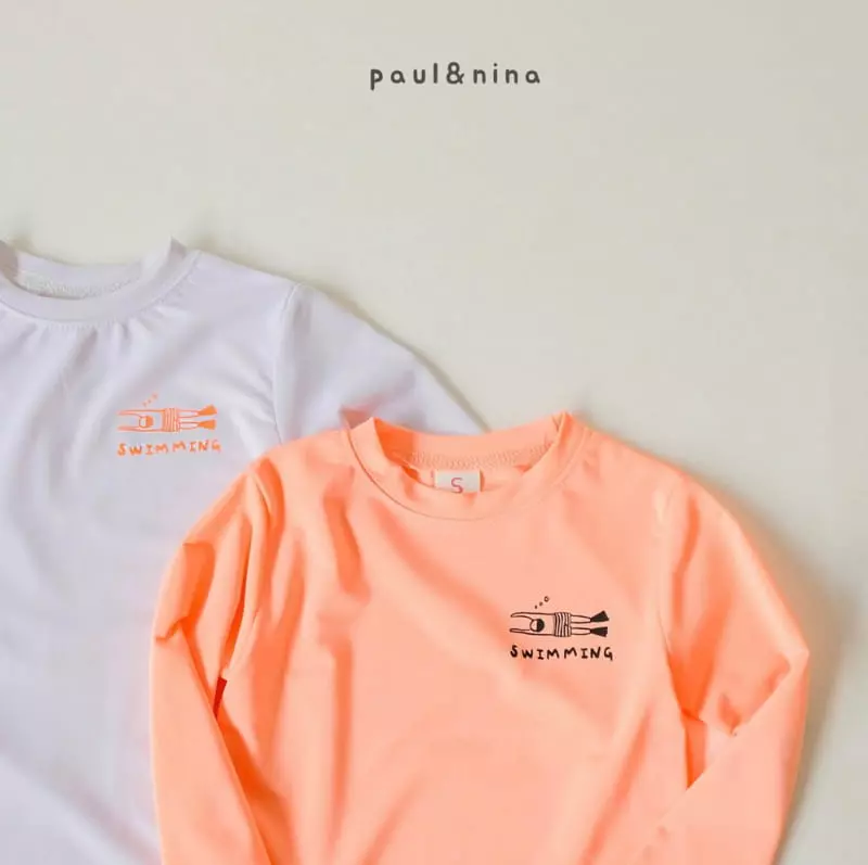 Paul & Nina - Korean Children Fashion - #fashionkids - Swim Long Sleeves Rashguard - 12