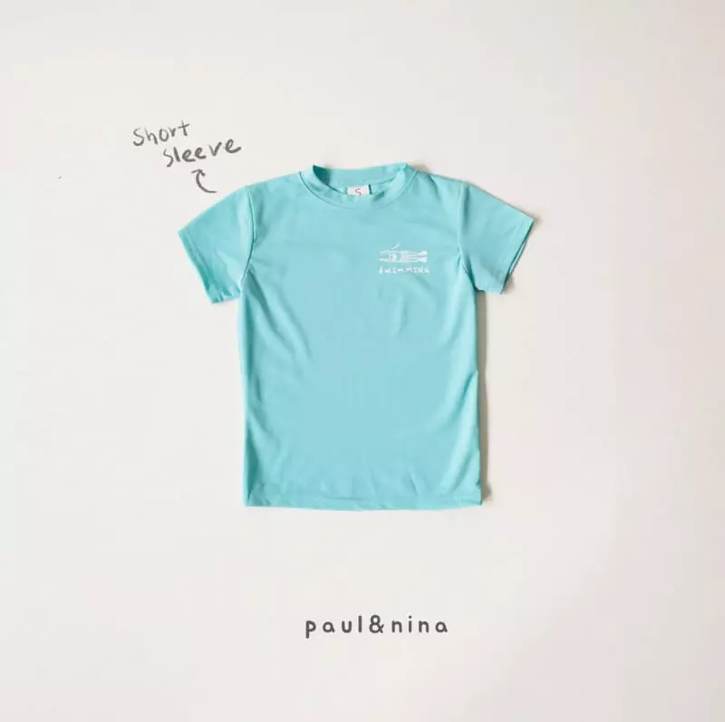 Paul & Nina - Korean Children Fashion - #fashionkids - Swim Short Sleeves Rashgaurd - 11