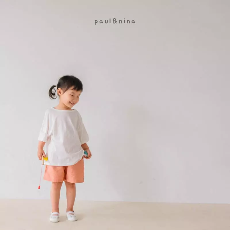Paul & Nina - Korean Children Fashion - #kidsshorts - Charr Tee - 9