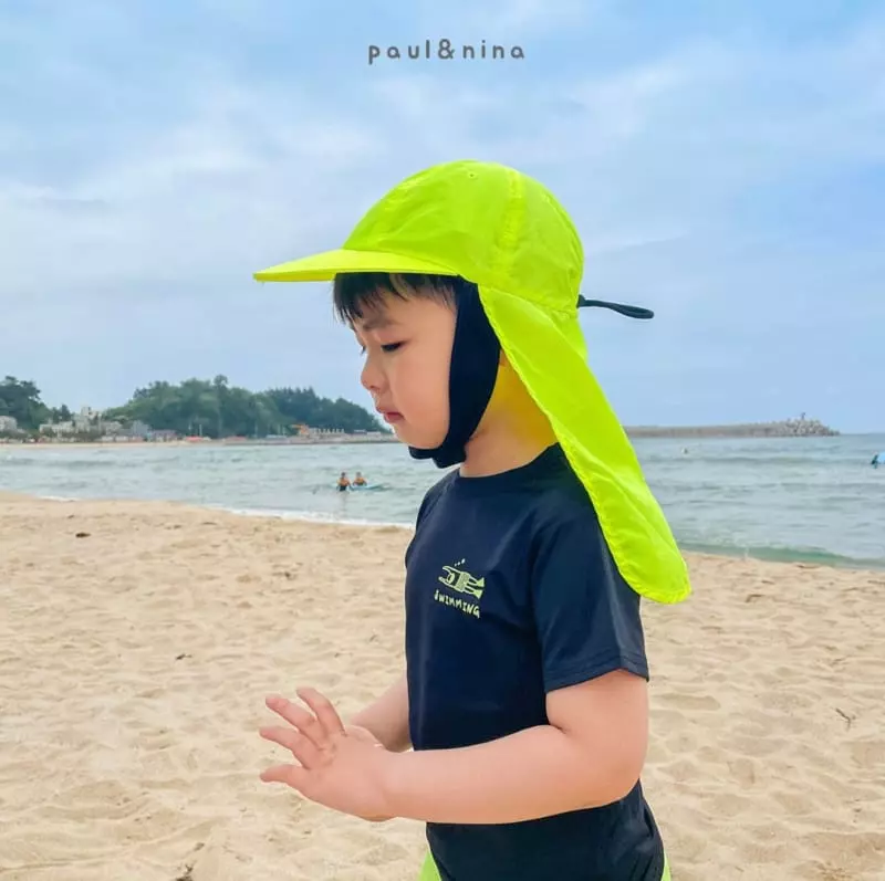 Paul & Nina - Korean Children Fashion - #minifashionista - Swim Short Sleeves Rashgaurd - 2