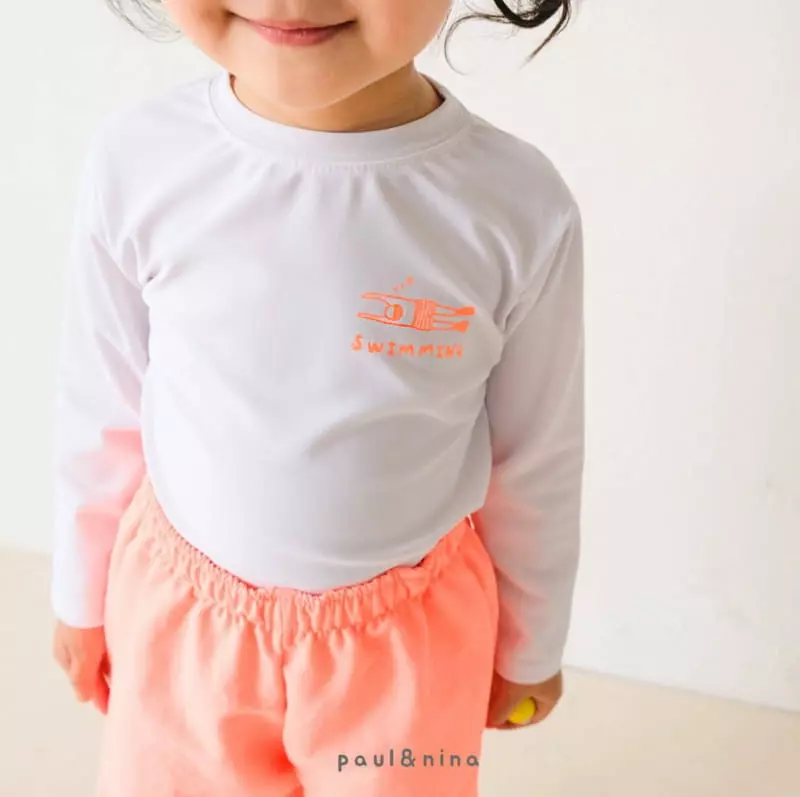 Paul & Nina - Korean Children Fashion - #stylishchildhood - Swim Long Sleeves Rashguard - 7