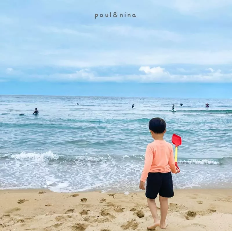 Paul & Nina - Korean Children Fashion - #todddlerfashion - Swim Long Sleeves Rashguard - 5