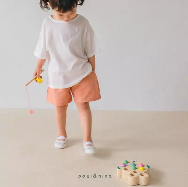 Paul & Nina - Korean Children Fashion - #todddlerfashion - Charr Tee
